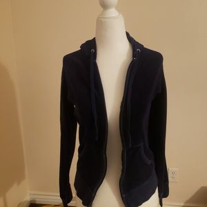 Woman hoodie soft blue NYC xs